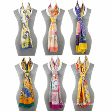 Fashion Printing chiffon 100 polyester scarf Square Scarf